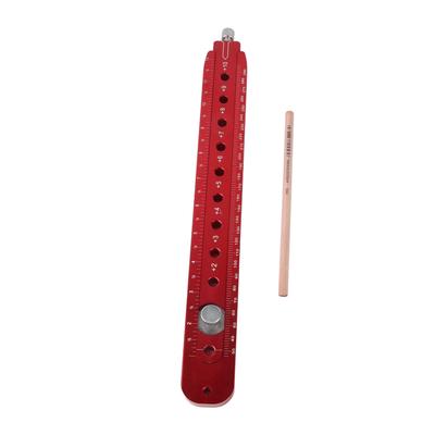 Woodworking Compass Scriber Portable Aluminum Alloy Woodworking Compass Tool Adjustable Inch Arc