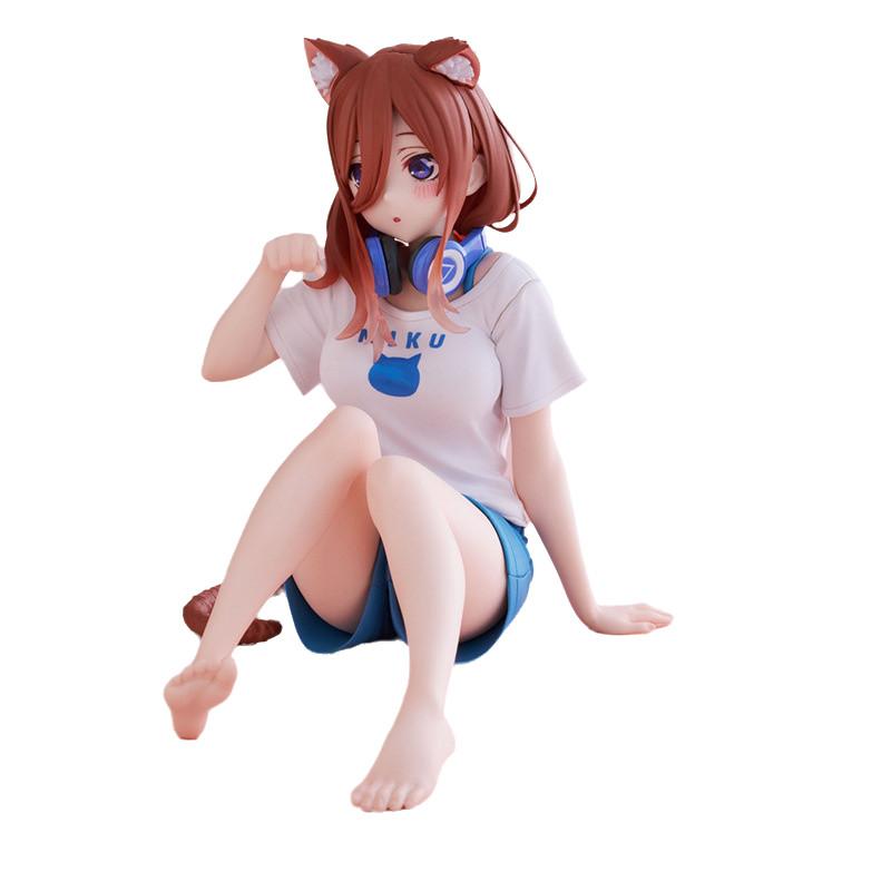 Quintuplets Quintessential The Ichika Nino Miku Itsuki Yotsuba Pvc Toy Model