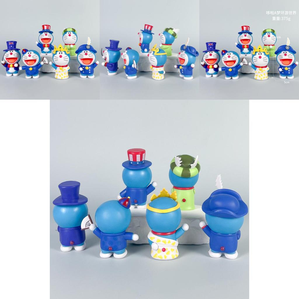 Doraemon Collectible Figure Series Pvc Toy With Assembly For Desk Decor And Gift