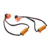 2pcs H7 LED Fog Light Decoder 50W 12V Load Resistor Car Headlight Lamps Anti Flicker Canceller