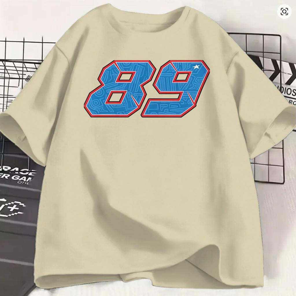 Unisex T-Shirt Jorge Martin 89 Mode 100% Baumwolle T-Shirt Kurzarm T-Shirt Rundhals Oberteile Sommer