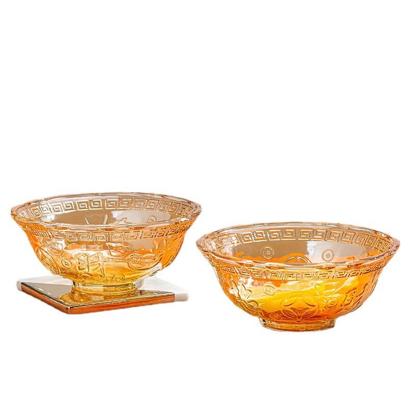 Changbaosen Chinese Fortune Glass Tableware Set