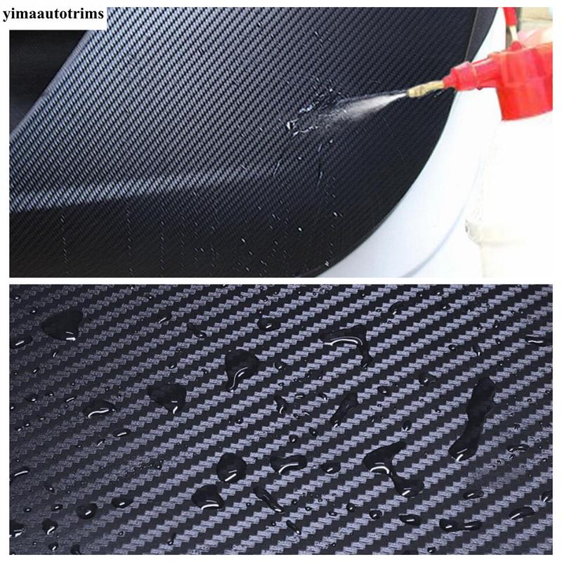 For Haval Dargo Car Door Anti Kick Pad Protection Side Edge Film Carbon Fiber Look Stickers Accessories Interior Kit