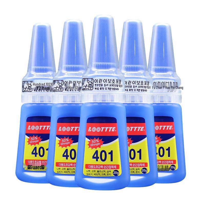 Korean Style 401 Strong Universal Glue for Shoe Repair, Metal, Plastic, Wood Bonding, and DIY Hair Clips