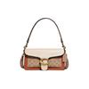 Tabby 26 Classic C Logo Leather Bacchus Bag Handbag Crossbody Bag Shoulder Bag Medium Women’s Brass and Tan and Ivory