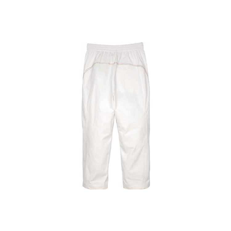 Y-3 Casual Pants Men's White Moderate Straight Fit Pants DY7309