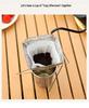 Portable Stainless Steel Pour-Over Coffee Drip with Folding Stand