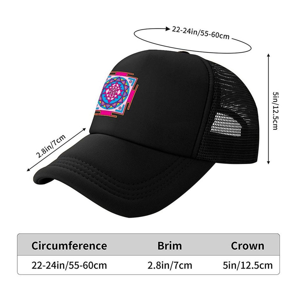 Sri Yantra Mandala Baseball Cap New In The Hat Hat Luxury Brand New Hat Dad Boy Womens