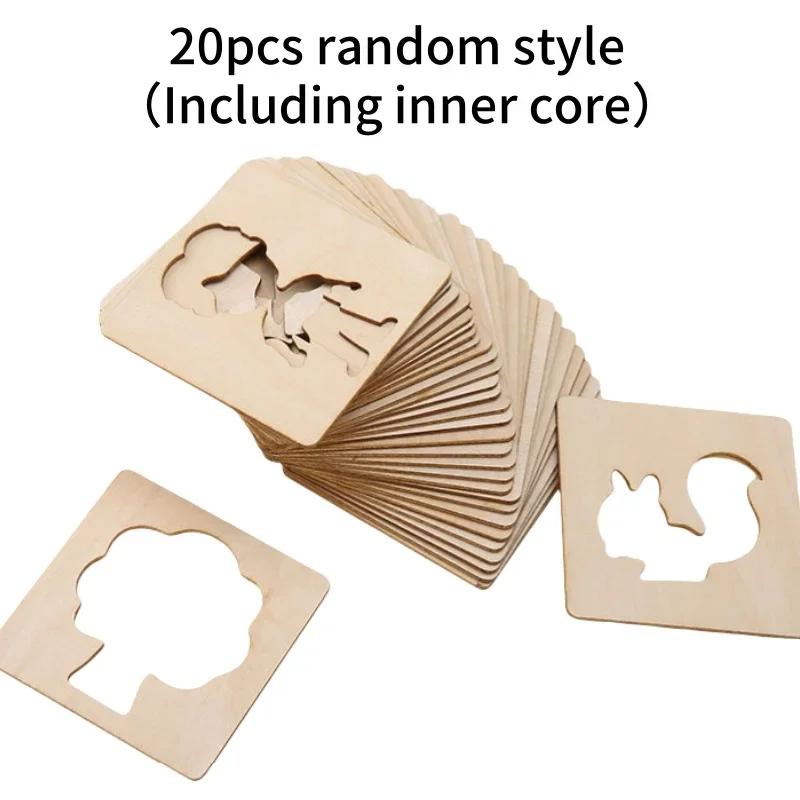 

20pcs Painting Stencil Drawing Tools Set Skeleton Design Educational Toys for Kids Toddler Learning Art Supplies
