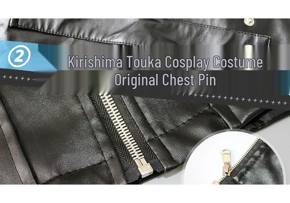 Tokyo Ghoul Kaneki Ken & Touka Kirishima Fan-made Battle Suit School Uniform Cosplay Costume