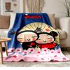 Pucca Soft and Comfortable Flannel Suitable for Sofas Living Rooms Outdoor Camping Travel and Also Makes a Great Anniversary Gif