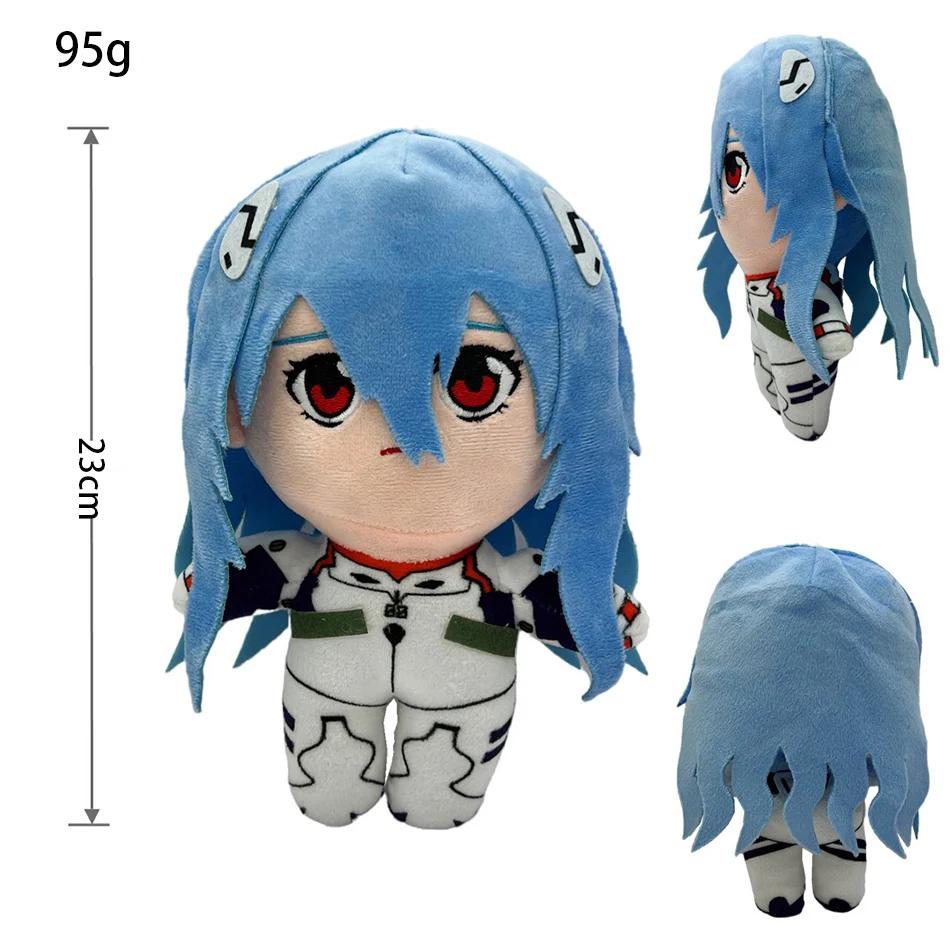 

23см Аянами Рей Плюшевая Игрушка Кукла Мультяшная Аниме Плюшевая Игрушка Каваи Евангелион Плюшевая Кукла ЕВА Мягкая Набивная Декор Комнаты Детские Рождественские Подарки style A