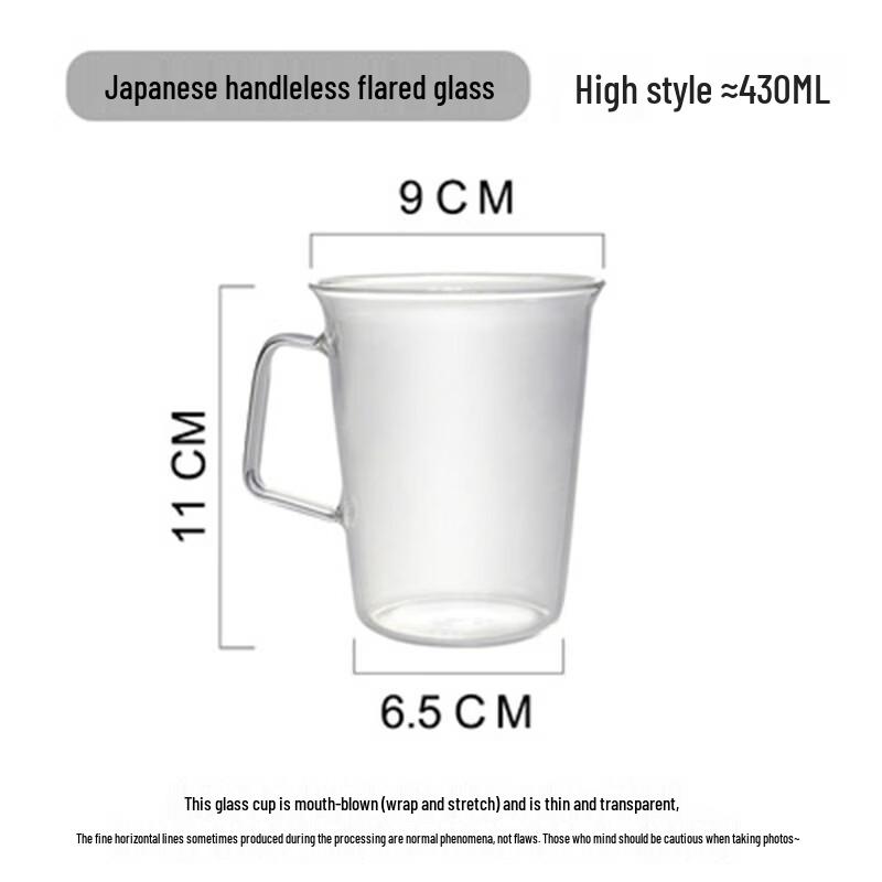 

Shangqi High Borosilicate Glass Cup and Saucer Set