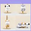 Adorable Plush Dog Keychain With Cute Pearl Necklace For Bags And Accessories