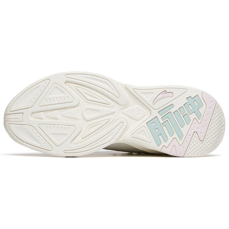 Anta Casual Durable Low-Top Dad Shoes Women sneaker Ivory-White 122148833R-2