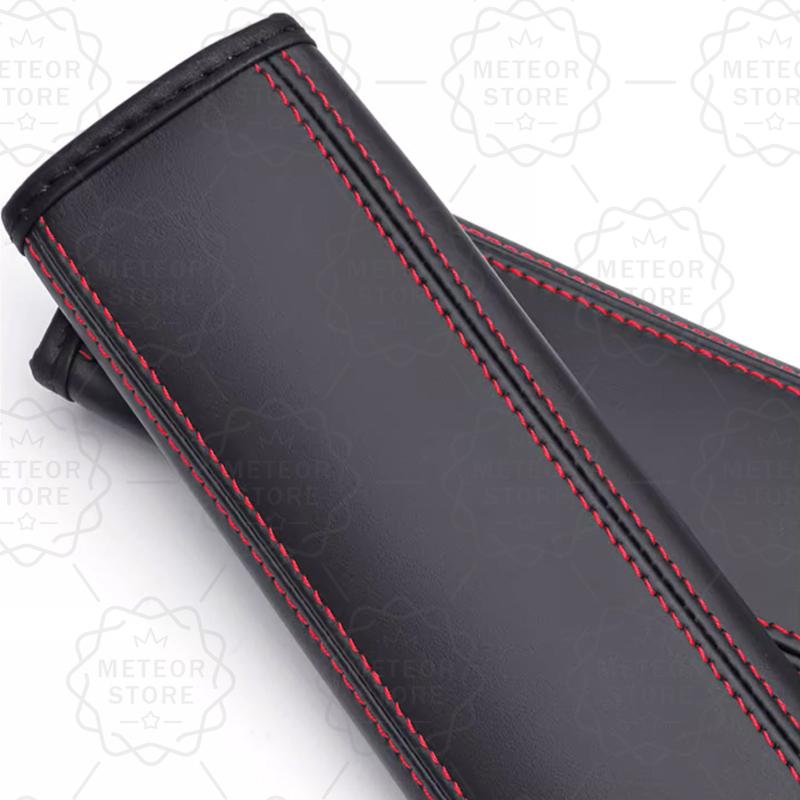 2pcs Car Styling VXR Emblem Leather Seat Belt Cover For Opel Vauxhall OPC Line Corsa D E Zafira B Insignia Astra H Accessories vfr3
