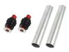POSH FAITH Motorcycle Initial Adjuster Type Black for 2, Body/Red Shaft, GSX250R, 088666-02