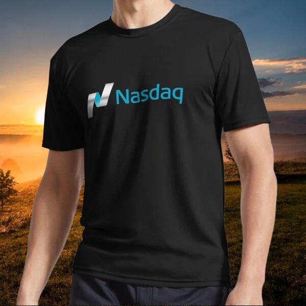 New item Nasdaq Stock Market Exchange Logo T-Shirt Funny American Size S to 5XL M