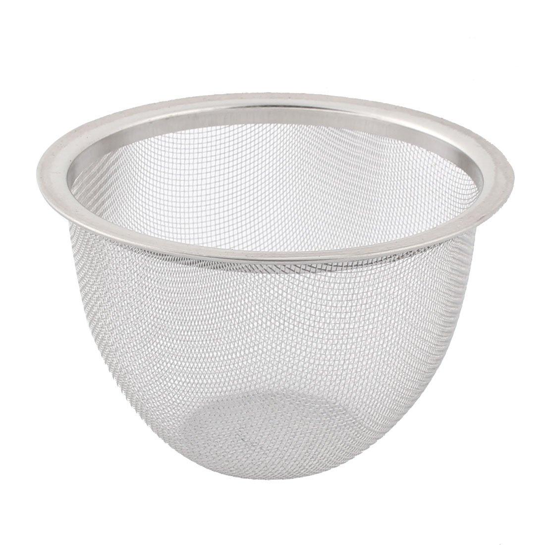 

uxcell Tea Strainer, Stainless Steel, Silver Tone, Mesh Net, 8 x 5cm