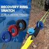 41000lbs Break Strength Rope Retention Pulley Soft Shackle Recovery Ring  Off-Road Vehicle Recovery
