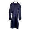 Balenciaga 20AW 642234 Navy Back To Front Trench Dress Satin Dress One Piece / Coat Dress 34 NavyUsed