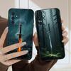 Ein Schwert mit Feuer Für Samsung S20FE S 21 22 23 FE 24 Plus 25 Ultra Galaxy M23 32 34 35 52 53 54 55 5G Silikon Weiche Handyhülle