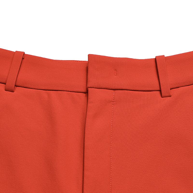 FILA Golf Series Fashionable Comfortable Loose Woven Casual Shorts Women shorts Persimmon-Red A11W545810FRD