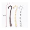 3 Colors 10 Pcs 81mm Bookmark Charms with Hole for Handmade Jewelry Accessories, Planners, Books (Bronze)