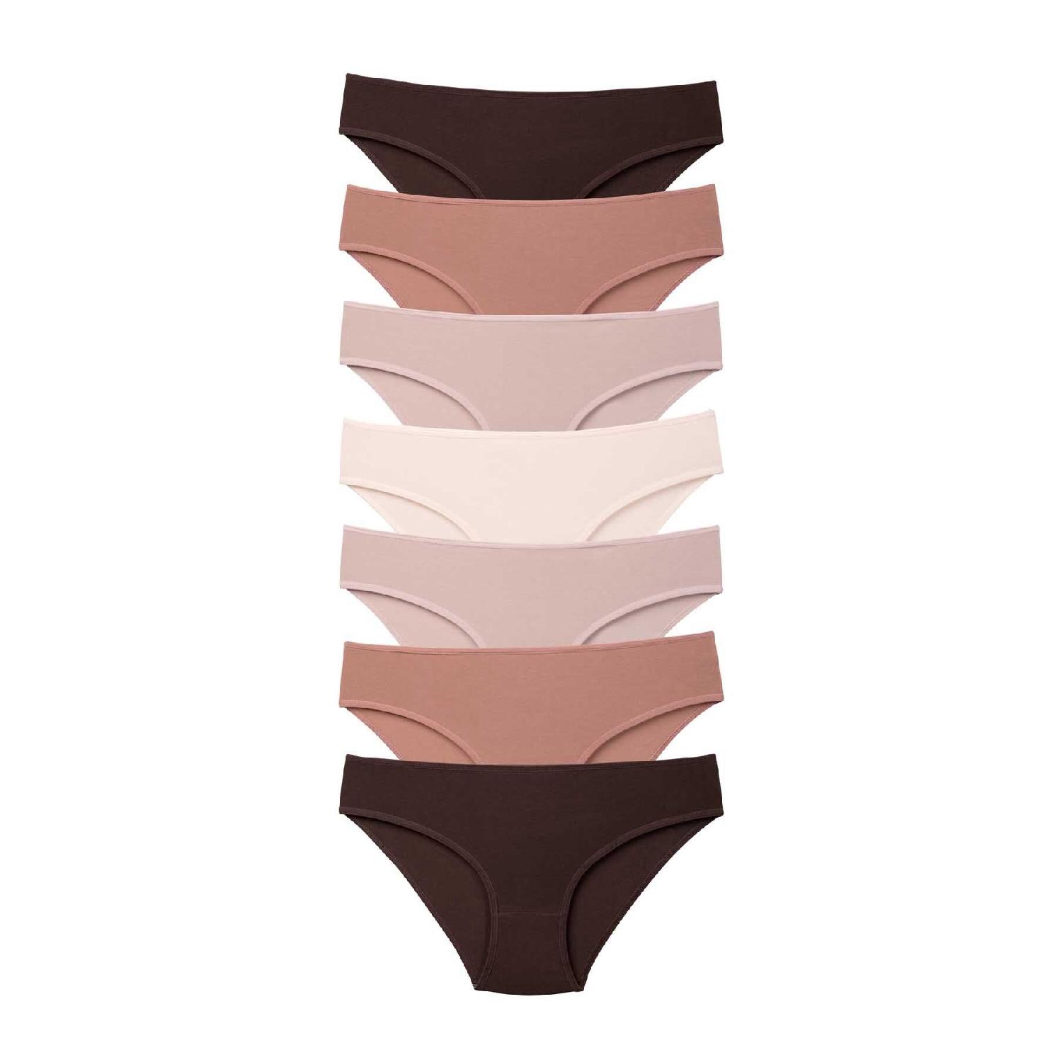 

Women s Panties Cotton Lycra 7 Pack M ваниль