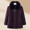 Elderly Women's Chinese Style Warm Padded Coat