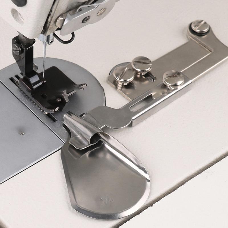 

T9 Регулируемая Многофункциональная Прижимная Лапка Подгибка Сложенный Роликовый Направитель Края Лапки Плоскошовной Промышленной Швейной Машины Детали
