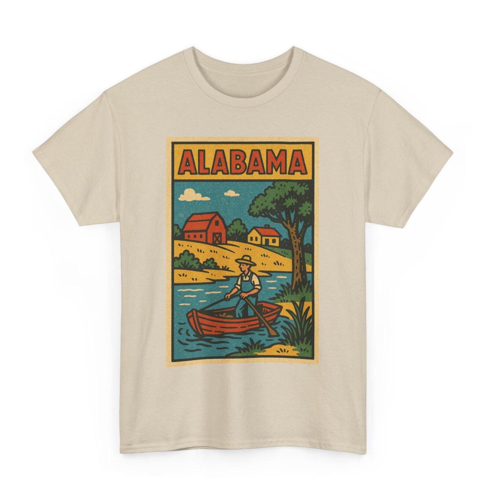 Alabama Retro Comic T-Shirt: Vintage Southern Pride Graphic Tee 3XL