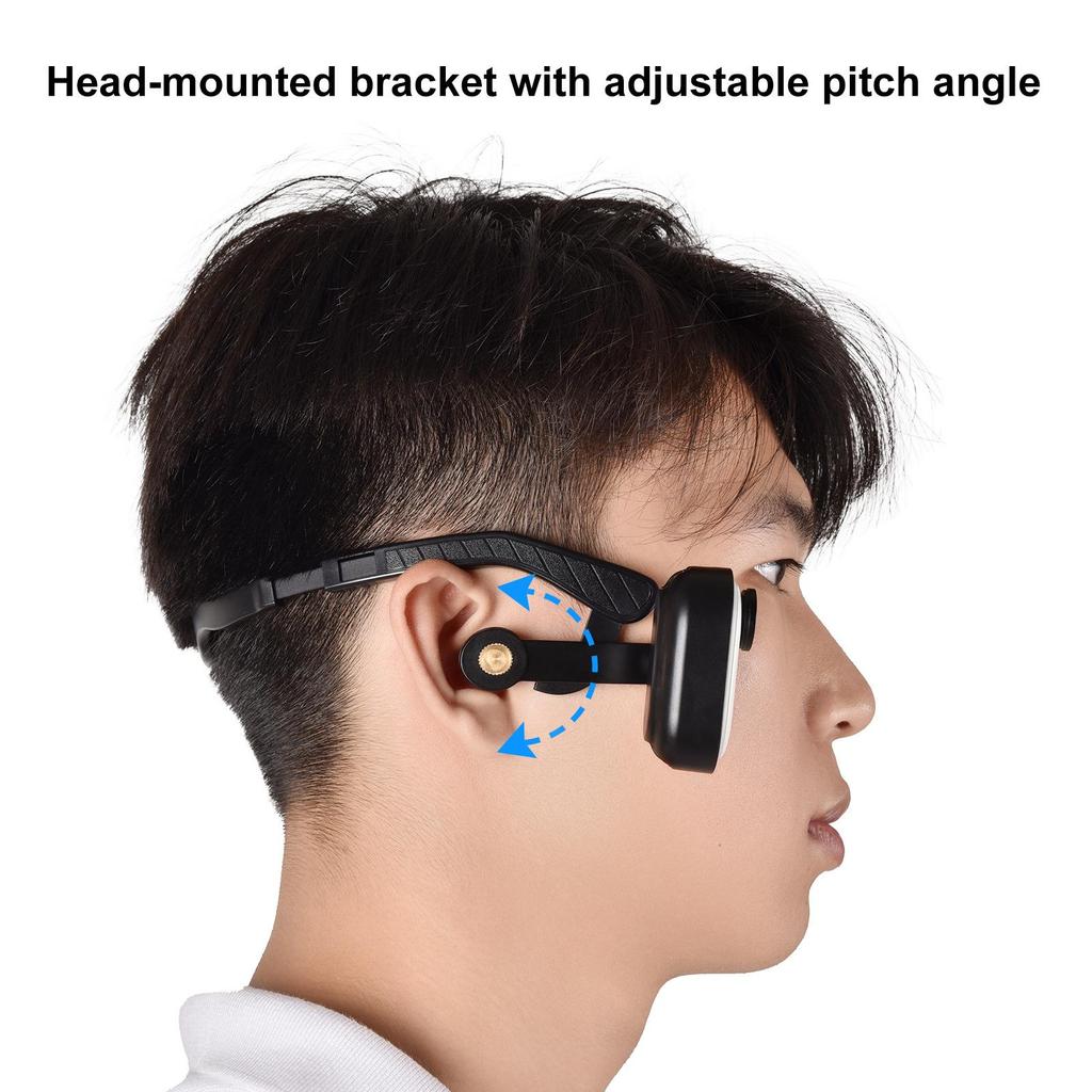 PULUZ Fat Cow Ear-Hanging Head Mount for Insta360 GO3/3S Action Camera