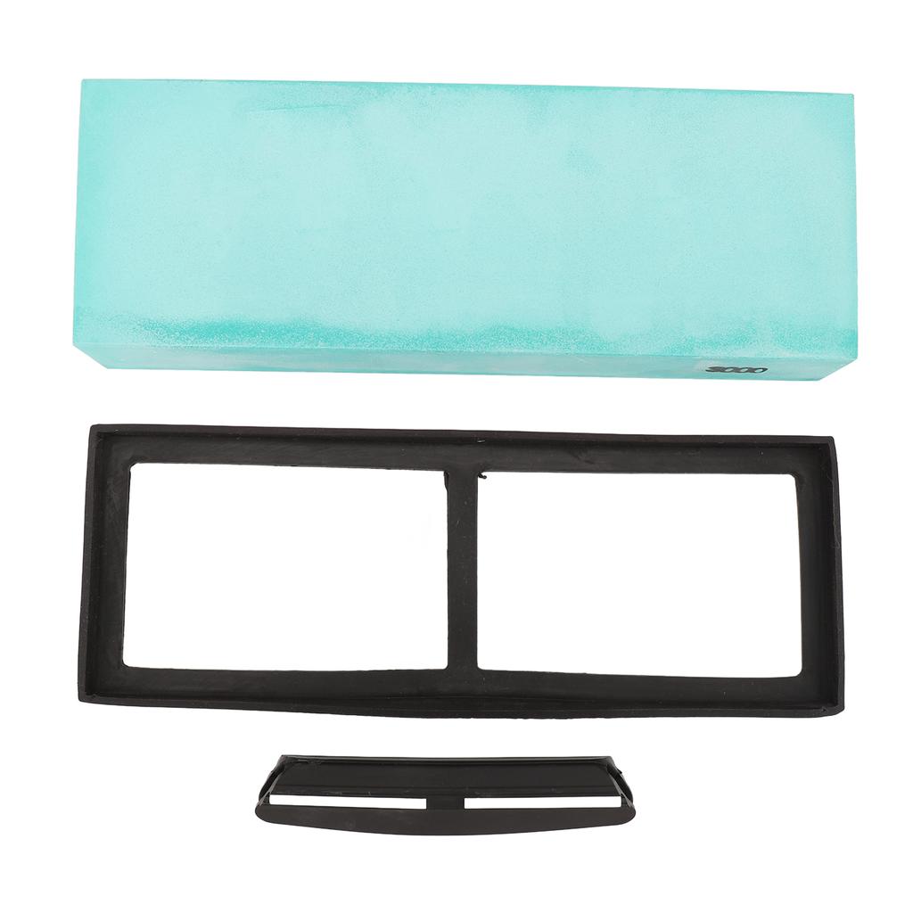 Knife Sharpening Stone Aluminum Oxide Micro Powder Whetstone Knife Sharpener with Anti Slip Base