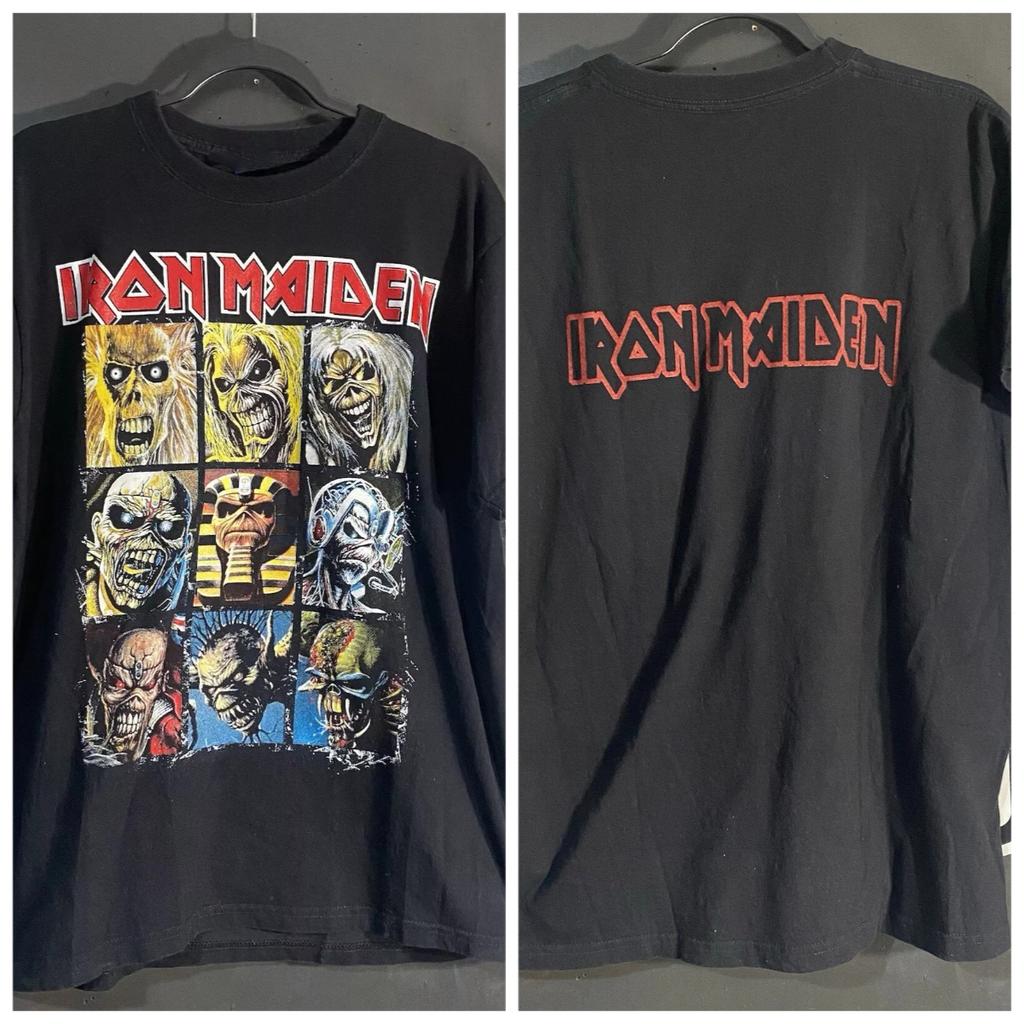 Summer New Vintage Y2K Iron Hiphop Oversized Men T-Shirt  Crew Neck for Fan 100% Cotton Graphic T-shirt Unisex Oversize Tops