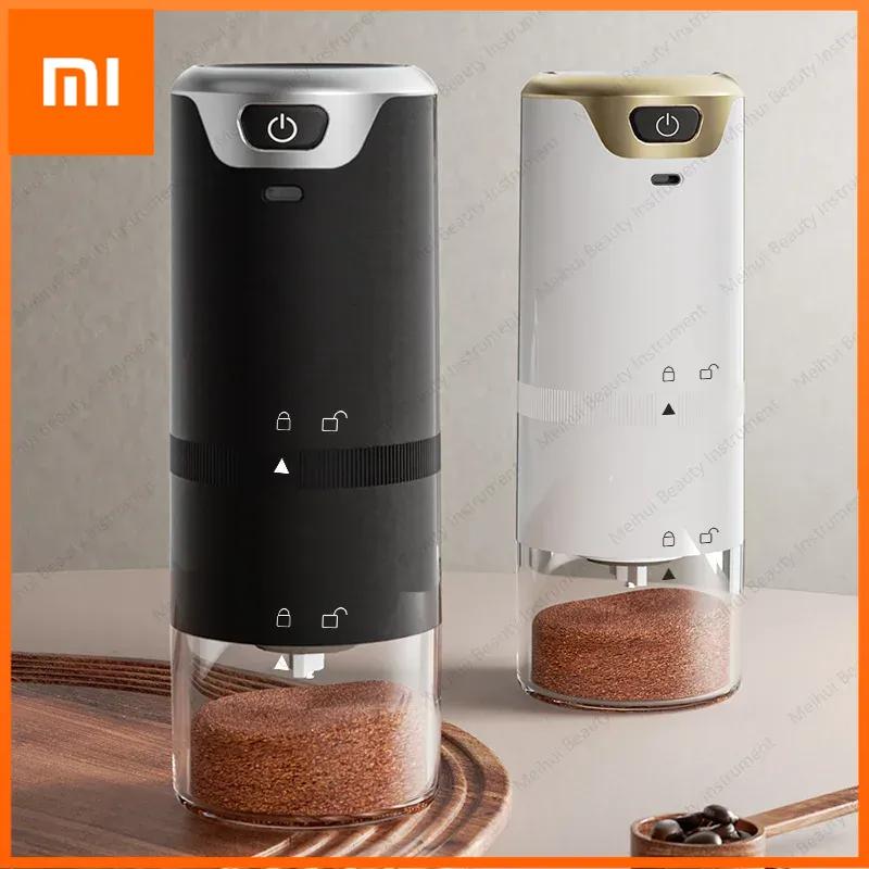 Xiaomi Portable Electric Coffee Bean Grinder with Adjustable Thickness, USB Charging, Mini Coffee Grinder for Home Use
