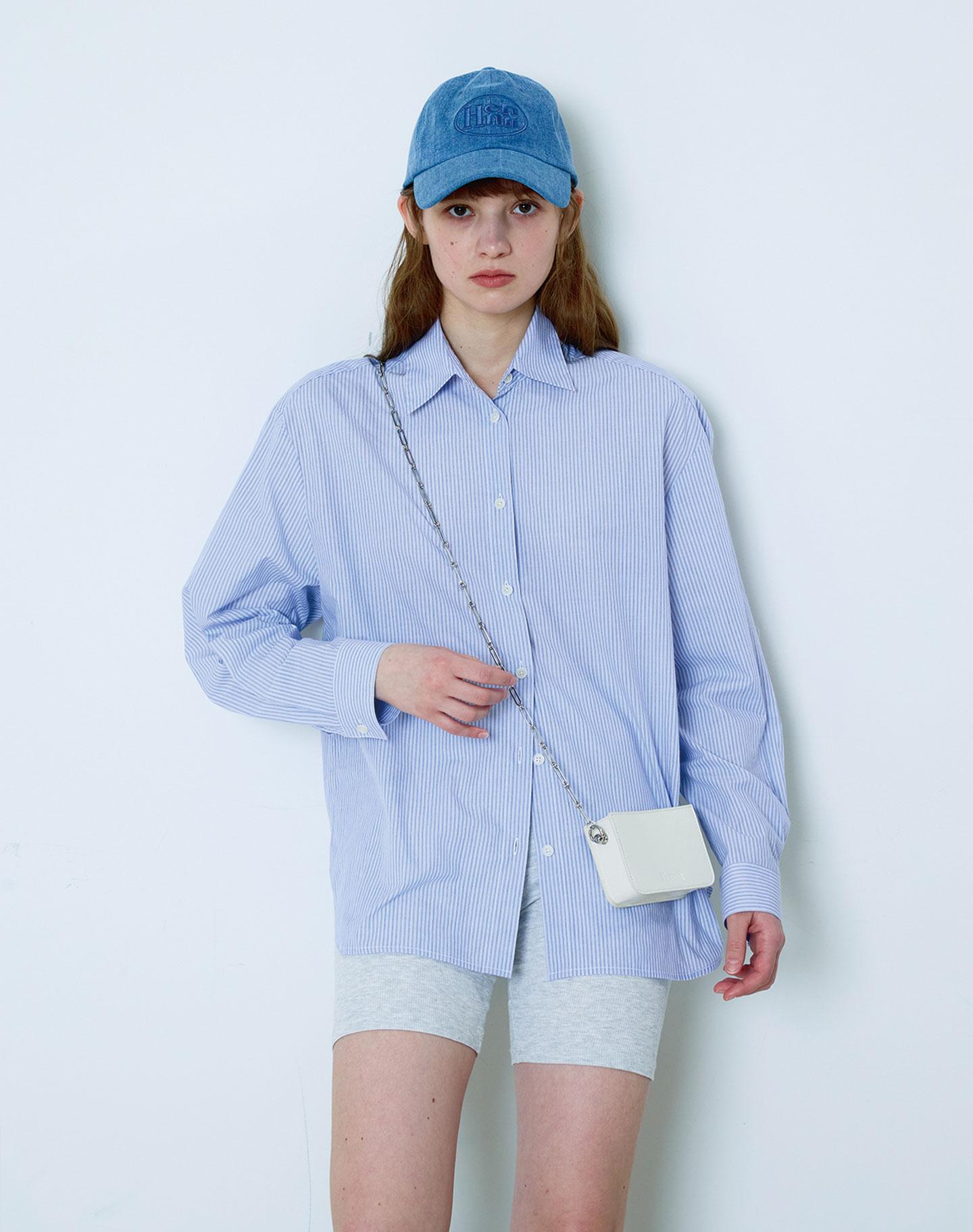 Henit Striped Shirt (Blue)
