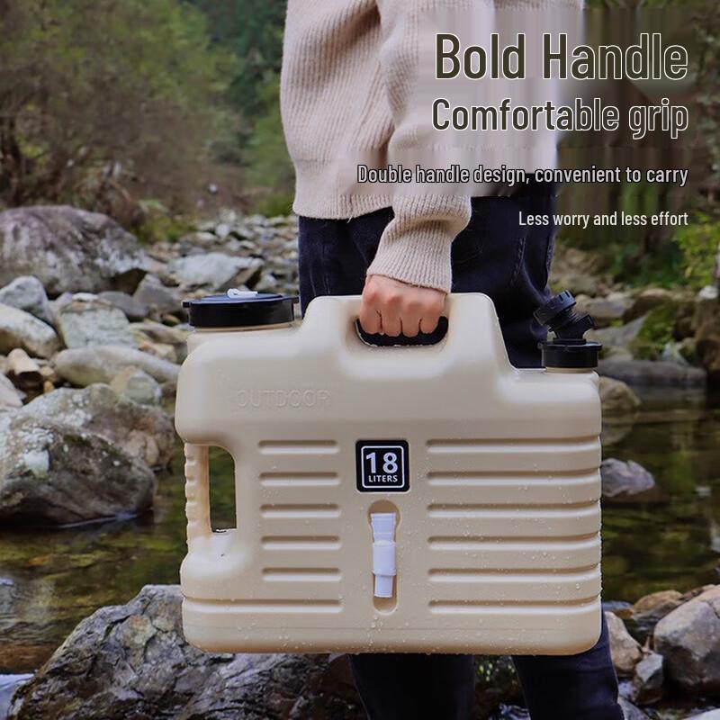 Outdoor Portable Food-Grade Water Storage Container with Faucet