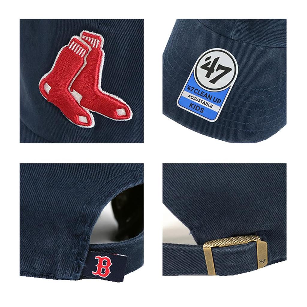 47 Brand Cap Boston Red Sox Kids Baseball Hat Navy B-RGW02GWS-A1-KIDS