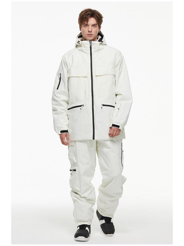 Unisex Skijacke 24/25: Winddicht, Wasserdicht, Warm, Single-Board-Stil für Outdoor-Wintersportarten.