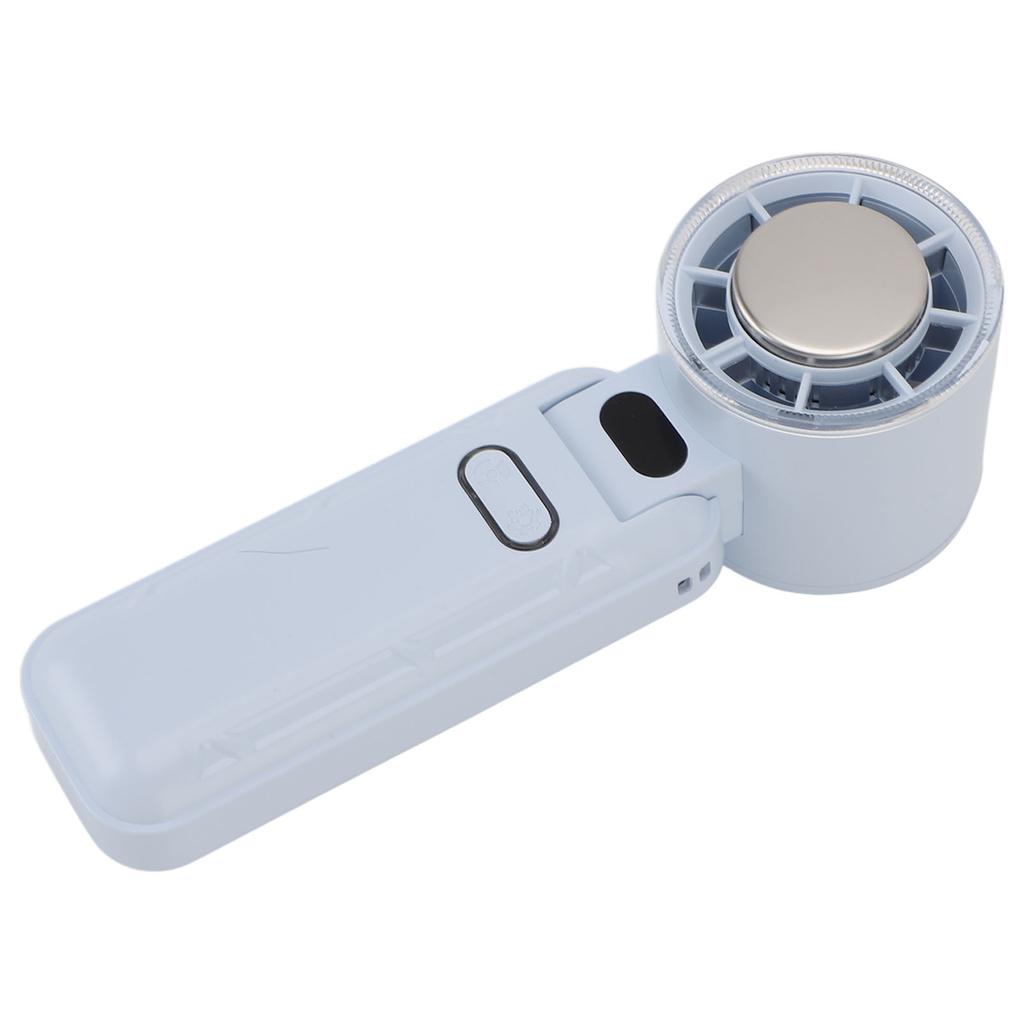 Portable Handheld Fan 5 Speeds Foldable Quiet Rechargeable Mini High Speed Cooling Fan with Digital