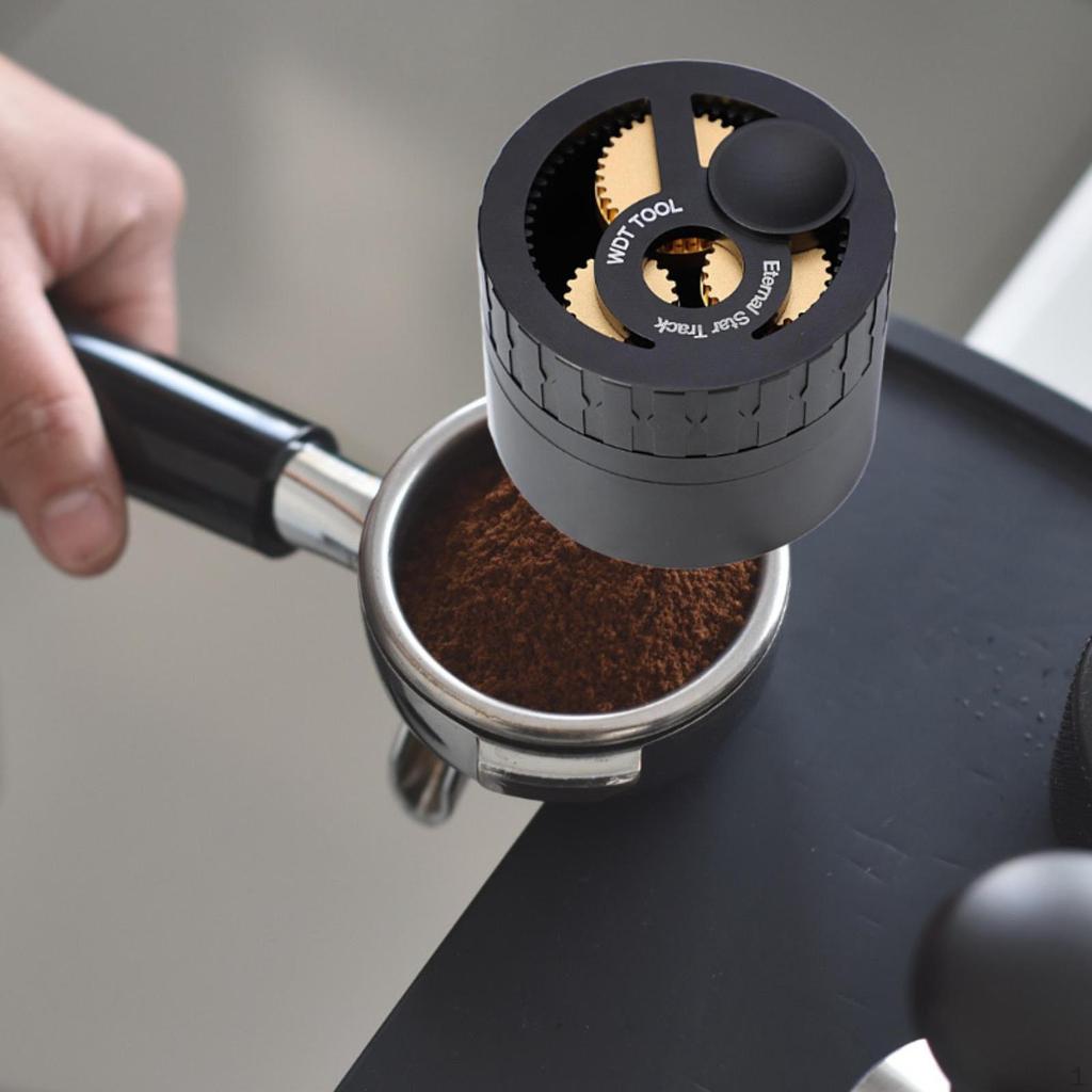 Distribution Tools for Espresso, 10 Pin Coffee And Dosing Funnel Set