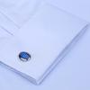 M~6XL Mens French Cuff Dress Shirt 2026 New White Long Sleeve Formal Business Buttons Shirts Regular Fit Cufflinks Wedding Shirt