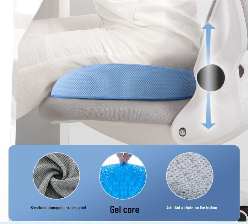 Silicone Honeycomb Gel Seat Cushion – Cool Summer Comfort for Office or Car