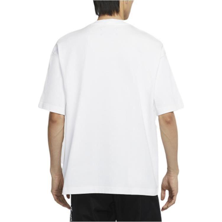Jordan Drop Shoulder Sleeve T-Shirt Men's White CK9187-100
