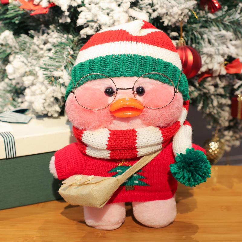 30cm Pato Plush Lalafanfan Duck Cute Stuffed Toys Yellow Duck Hug Flifan Duck Kawaii Plushes Animal Plushies Pillow Soft Toy