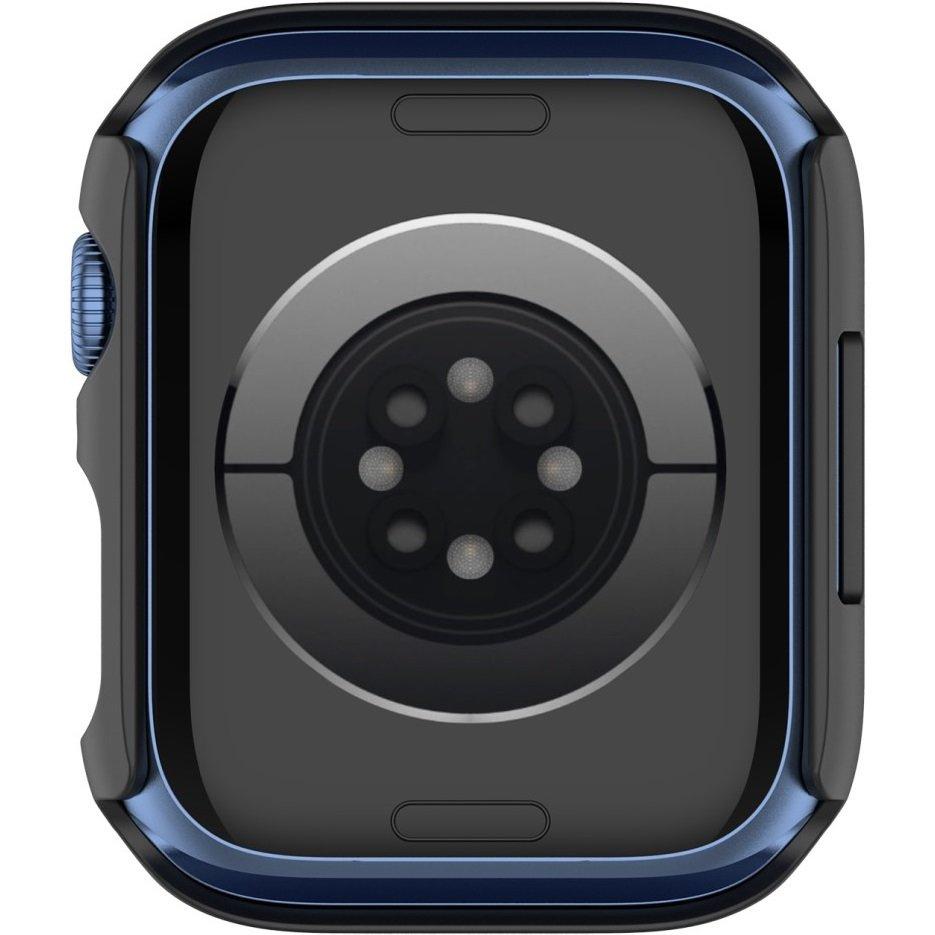 2in1 Case + Tempered Glass for Apple Watch 7/8/9 45MM, Black