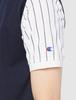 Champion Short Sleeve Polo Odor Color Graphic Logo Size L Men's Shirt, Quick-Drying, Antibacterial, Resistant, Block, Print, Striped, Golf, Navy,