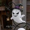 Halloween Hof Landschaftsbeleuchtung Geist Gartenstecker LED-Licht, Wasserdichte Bodenleuchtende Hof Kunstlampe, für Außen Rasen Weg Dekoration Feiertag