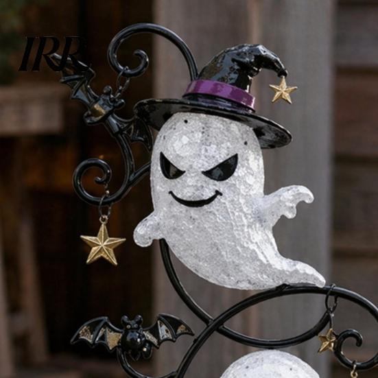 Halloween Hof Landschaftsbeleuchtung Geist Gartenstecker LED-Licht, Wasserdichte Bodenleuchtende Hof Kunstlampe, für Außen Rasen Weg Dekoration Feiertag